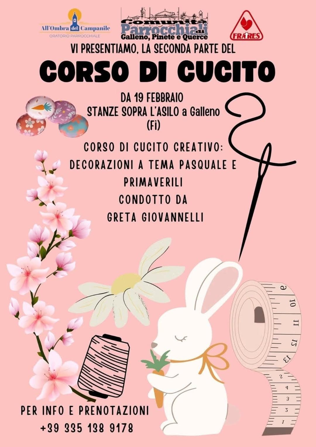 Seconda parte del Corso di Cucito