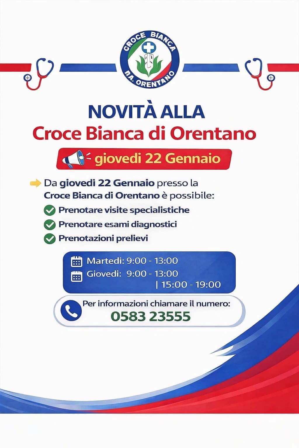 Nuovo servizio CUP 3.0 per prenotazioni sanitarie in sede