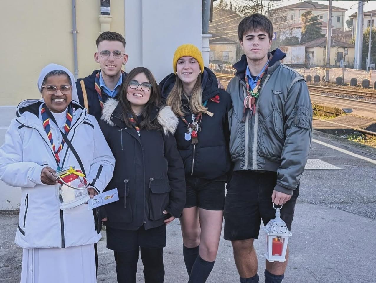 La Luce di Betlemme a Orentano: staffetta Scout