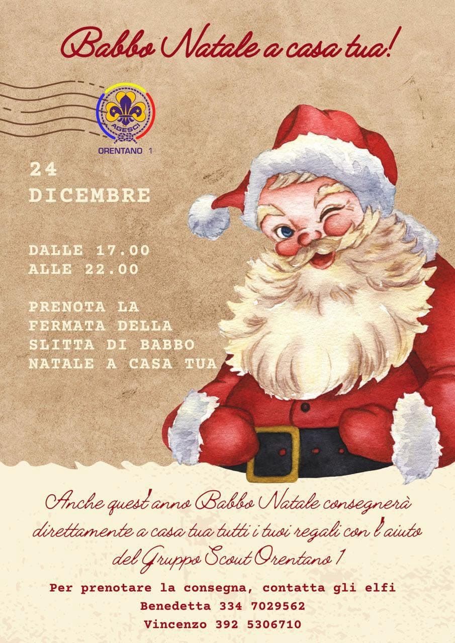 Babbo Natale a domicilio: gli Scout consegnano i regali la sera del 24 dicembre